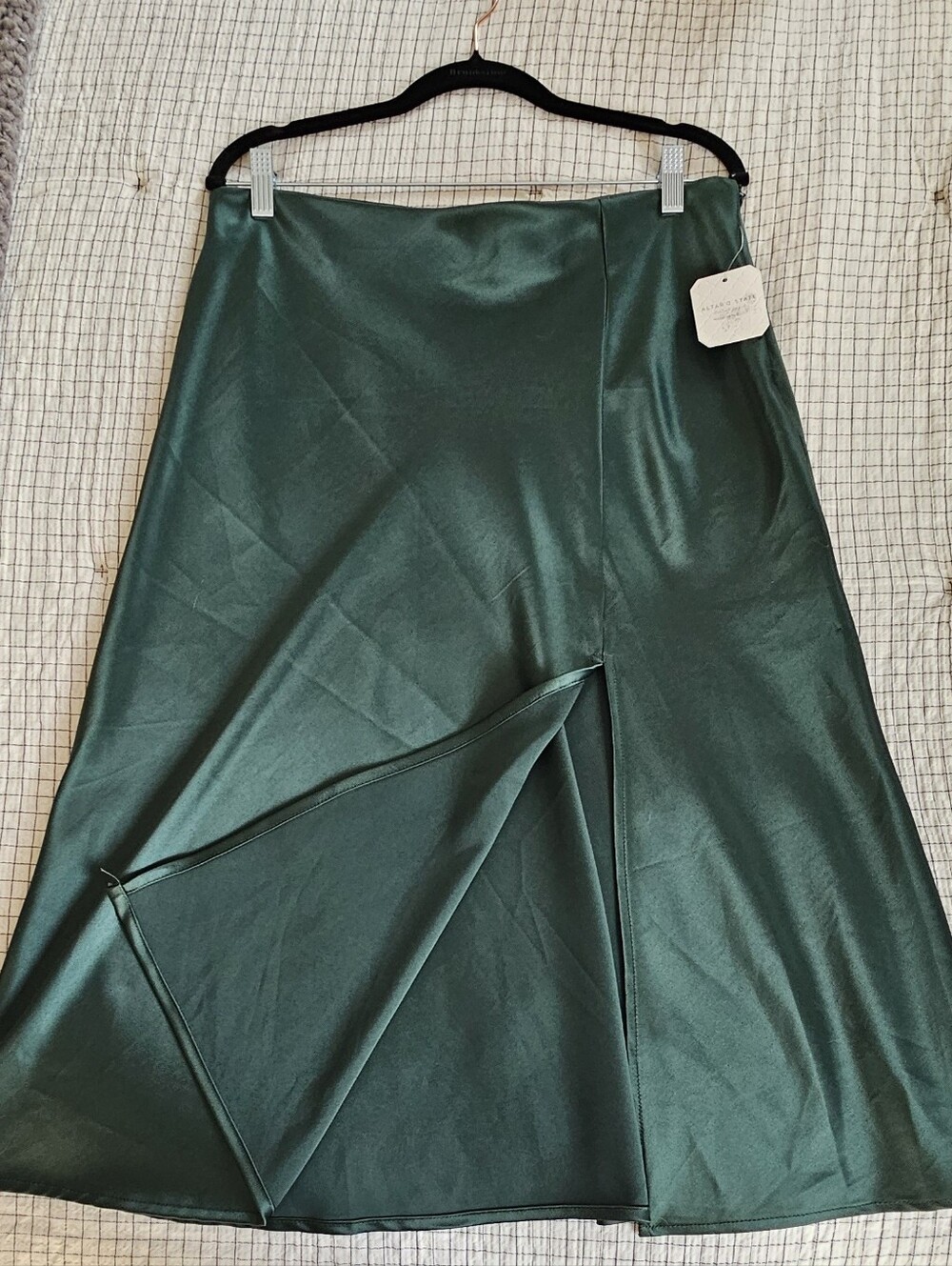 Altard State Satin Slit Skirt XL - Picture 2 of 6